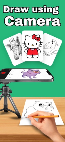 AR 绘图 应用： 素描 和 描摹 screenshot