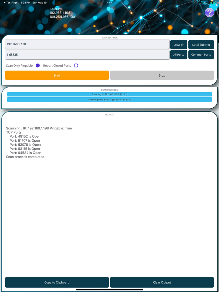Network IP Port Scanner