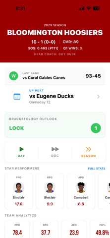 Campus Basketball Coach Screenshot 1 of 4