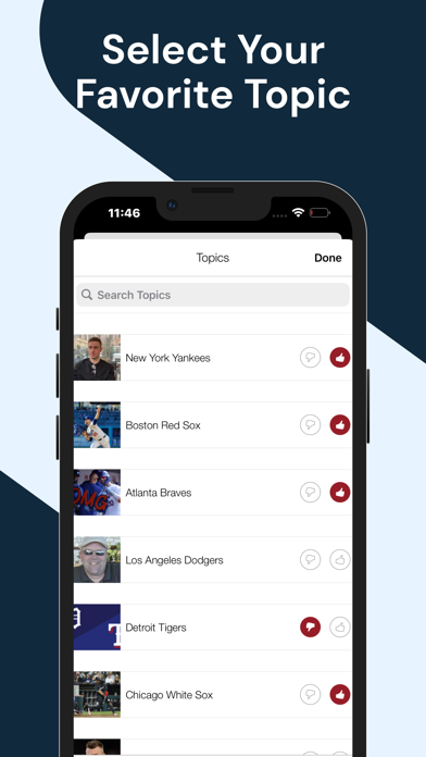 Baseball Draft News Screenshot