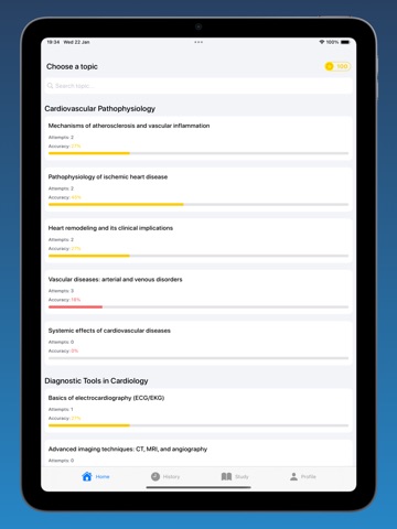 Cardiology Quiz & EKG Guide iPad screenshot