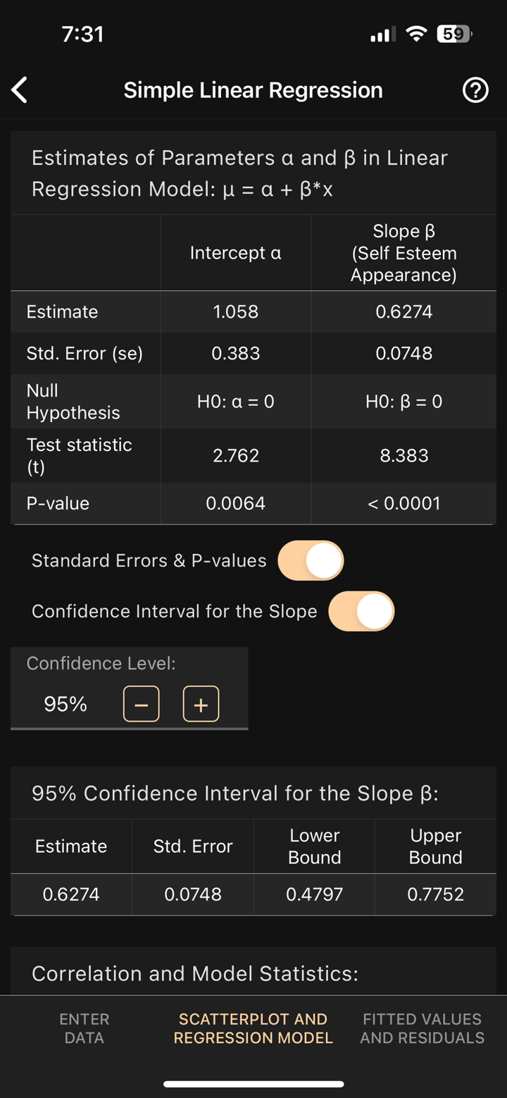 Art of Stat: Regression screenshot 6