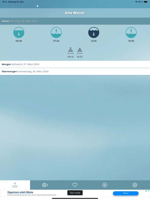 Screenshot #5 pour Nordsee Gezeiten & Wetter