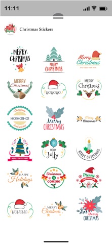 Christmas Sticker!! screenshot