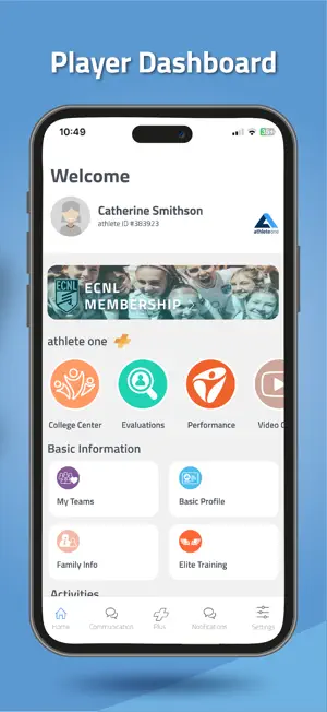 athlete one + screenshot 2