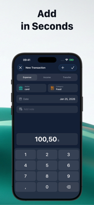 LuCent: Fast Expense Tracker Screenshot 2 of 6