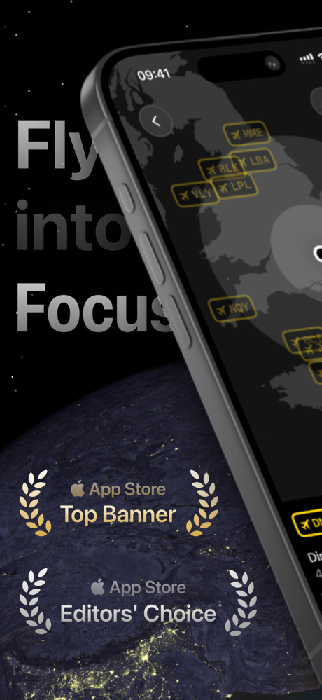 FocusFlight - Deepfocus Timer screenshot 1