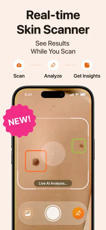 Skinive AI Dermatology scanner screenshot 2 of 9