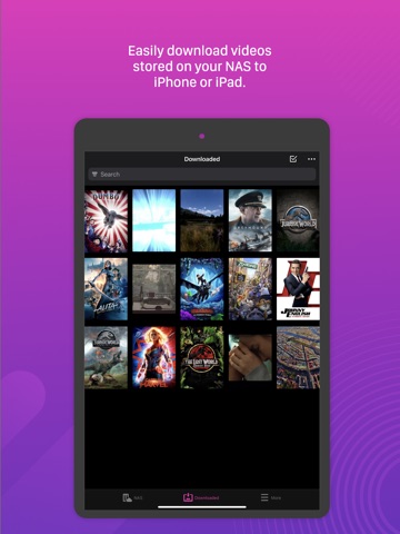 AiVideos - ASUSTOR NAS iPad screenshot