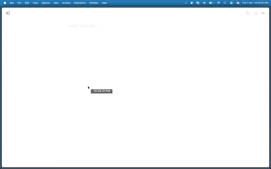 Time Follows Mouse (macOS) 作者: Sai Saran Goda