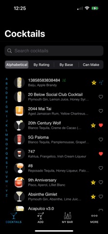 Casa Sedona Bar Guide screenshot