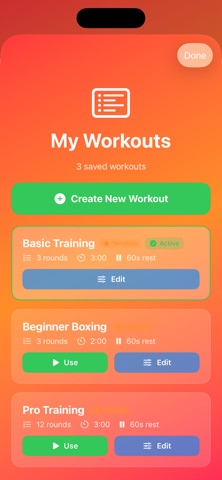 Boxing MMA Timer screenshot