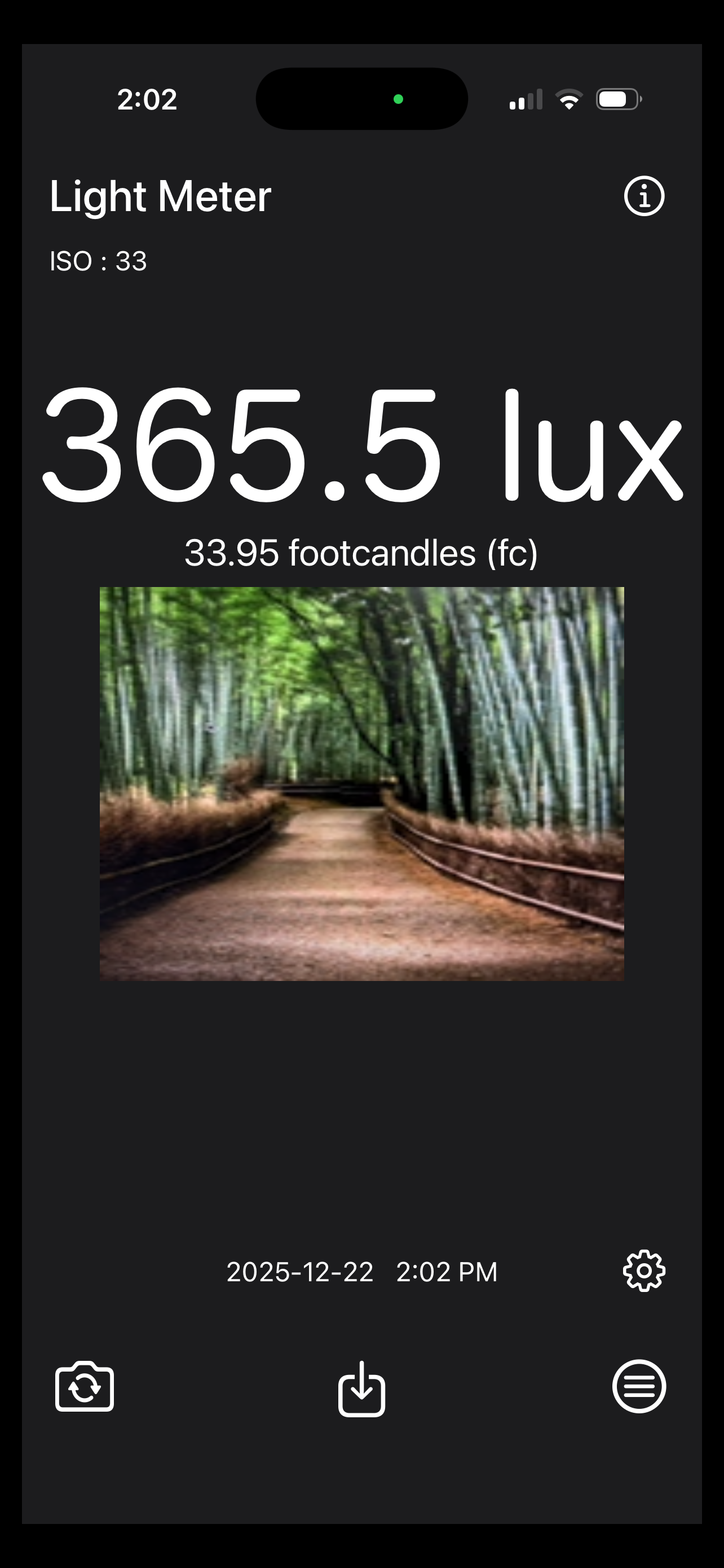 Light Meter - Brightness Calc