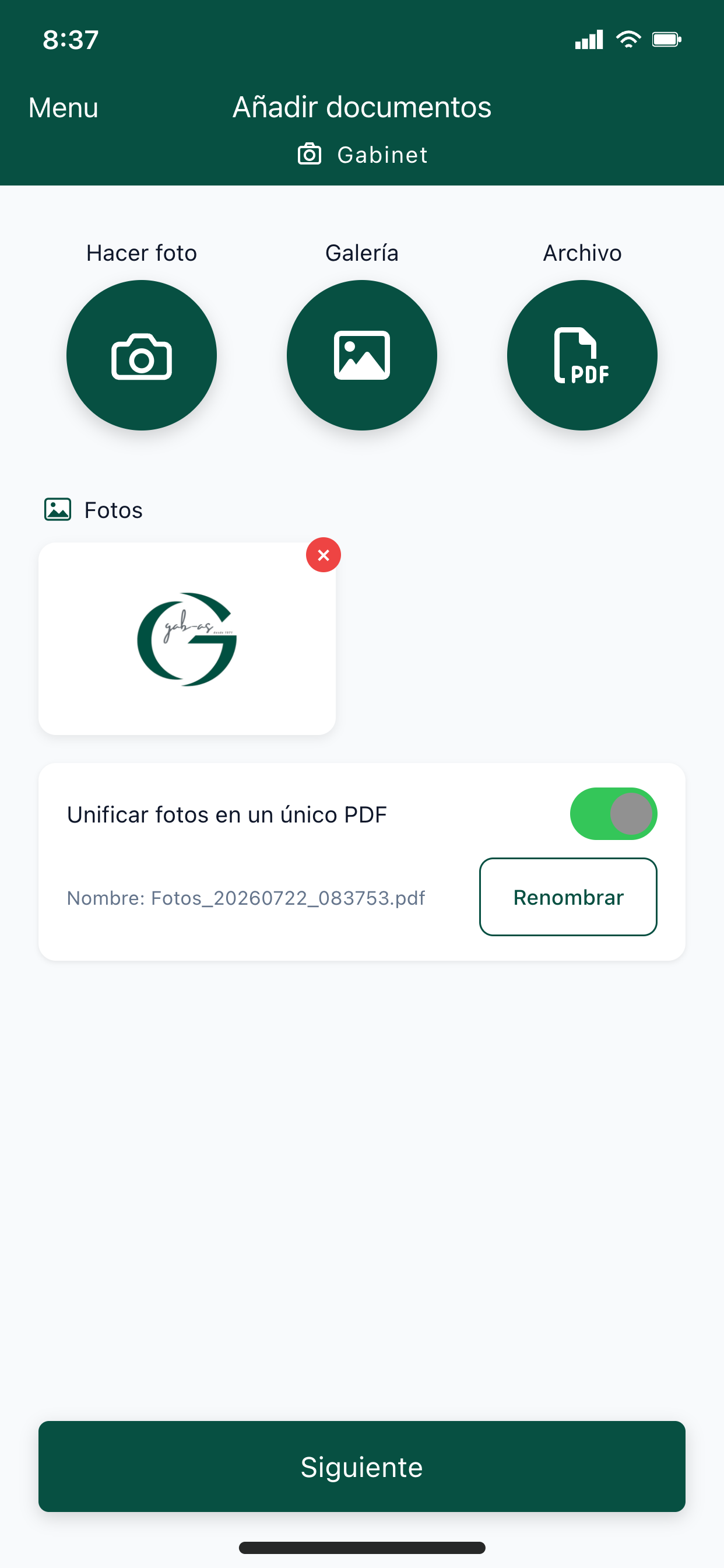 Gabinet screenshot 4