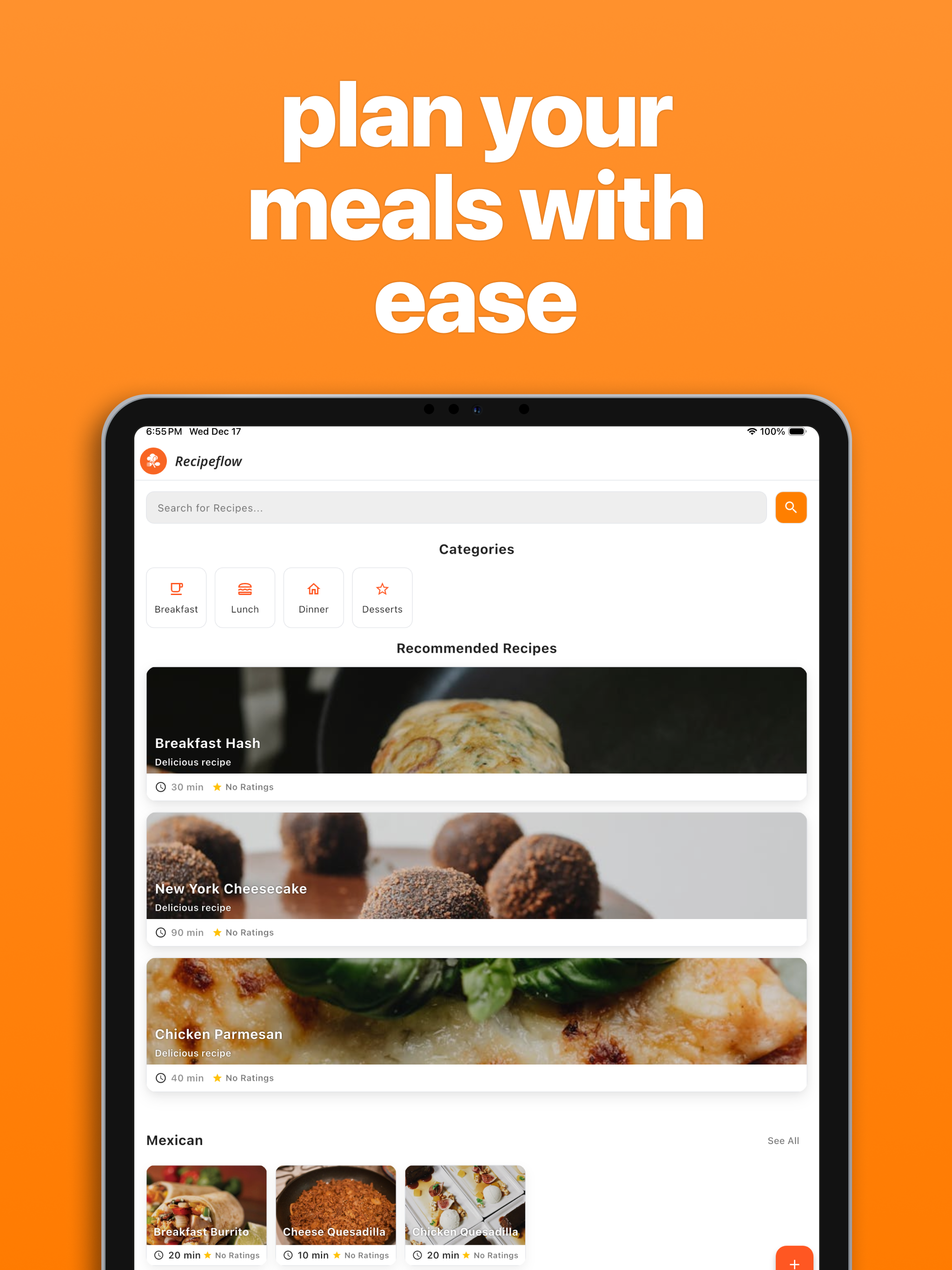 Recipeflow - Recipe Manager