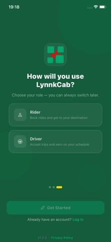 LynnkCab App screenshot