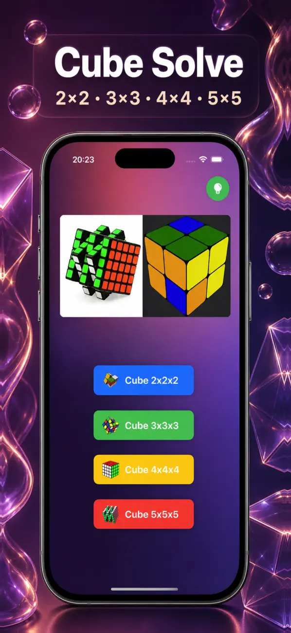Screenshot #3 pour Magic Cube Solver & Timer