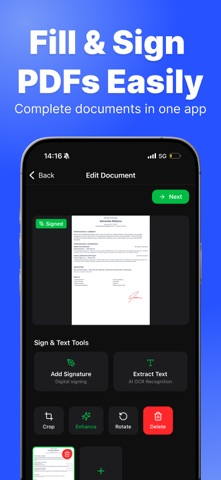 Document signature : PDF eSign Screenshot 4 of 5