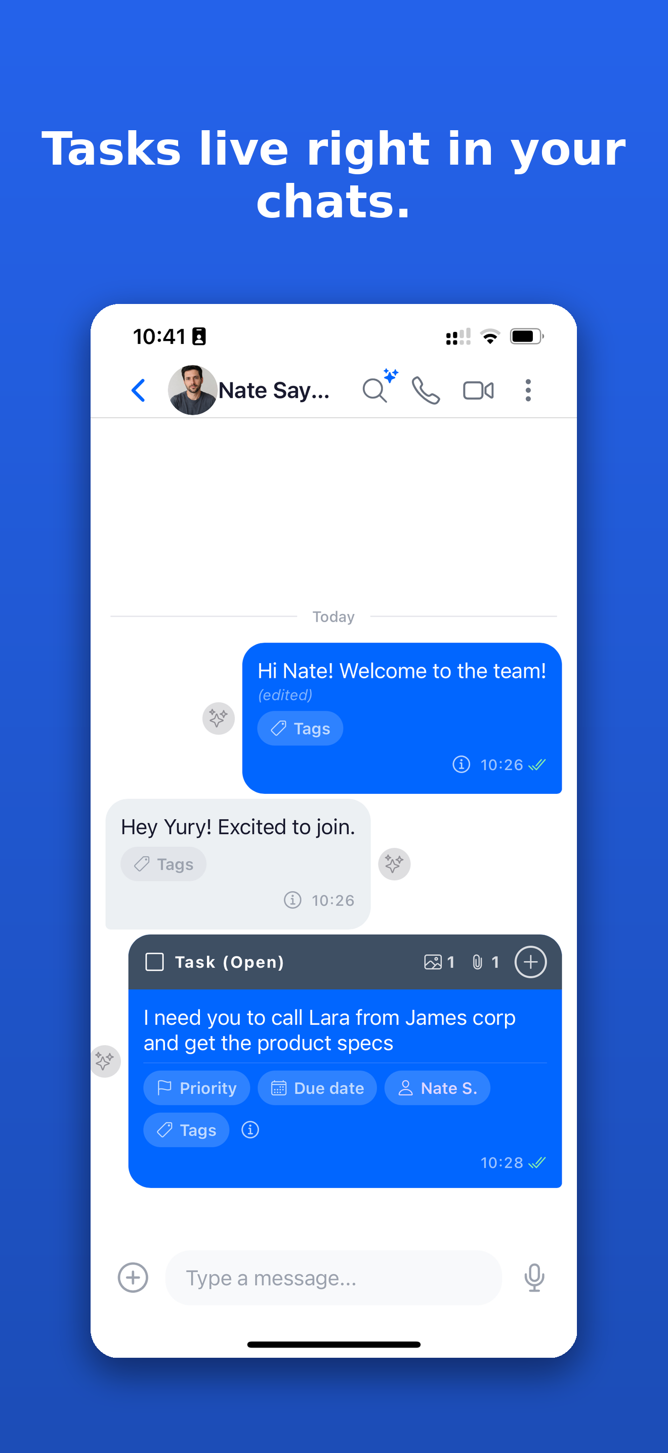 Grom: Smart Business Messenger screenshot 3