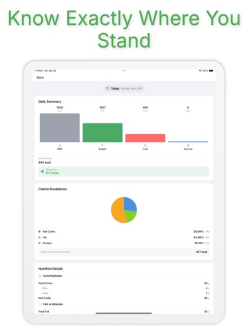 AI Calorie Tracker : CauliAi iPad screenshot