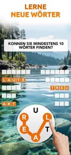 Screenshot von Kreuzworträtsel: Wörter Spiele auf dem iPhone 4