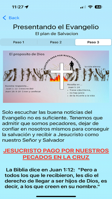Compartiendo el Evangelio iPhone screenshot 4 - Social Networking app