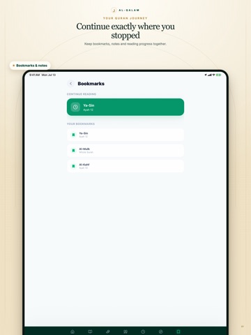 Al-Qalam: Quran & Prayer iPad screenshot