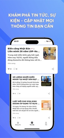 JP Now: Người Việt Tại Nhật iPhone screenshot