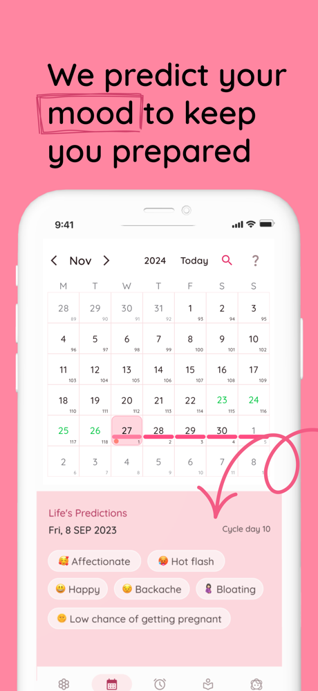 Life - Period Tracker Calendar screenshot 2