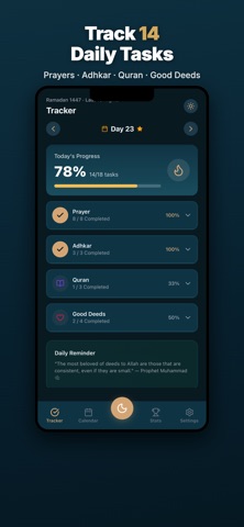Ajr+ Muslim Daily Tracker screenshot