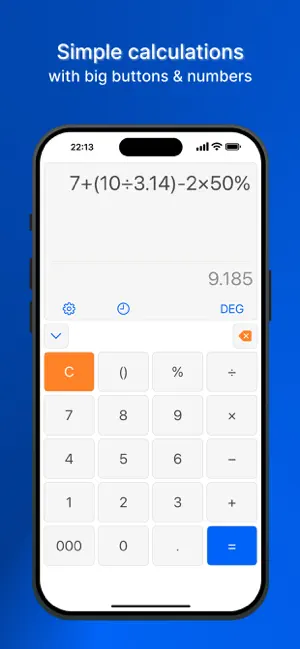 iBigCalc screenshot 1