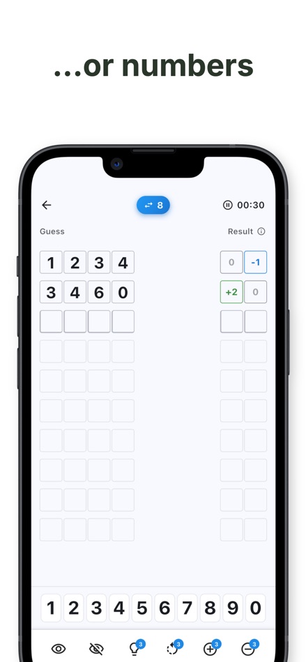 #7. Find Em All! Mastermind Puzzle (iOS) By: Ahmet Tepe