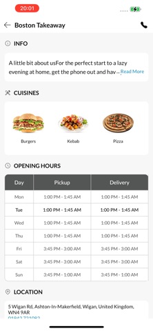 Boston Takeaway Screenshot 7 of 7
