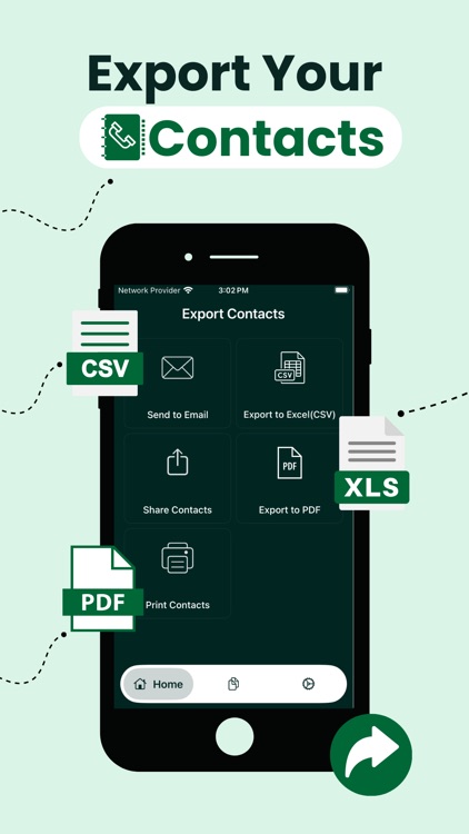 Export Contacts to CSV, Excel