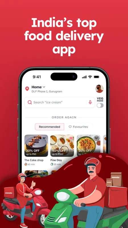 Zomato: Food Delivery & Dining screenshot 1 of 9