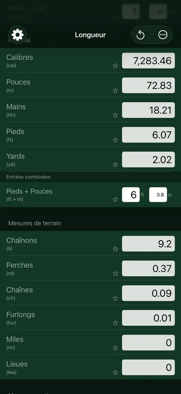 Screenshot #2 pour Convertisseur de Longueur Mila