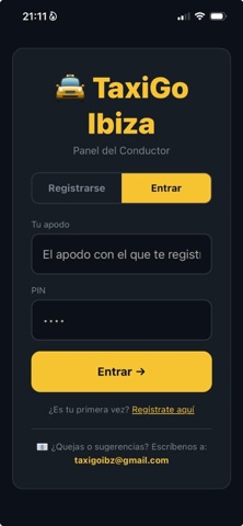 TaxiGo Driver screenshot