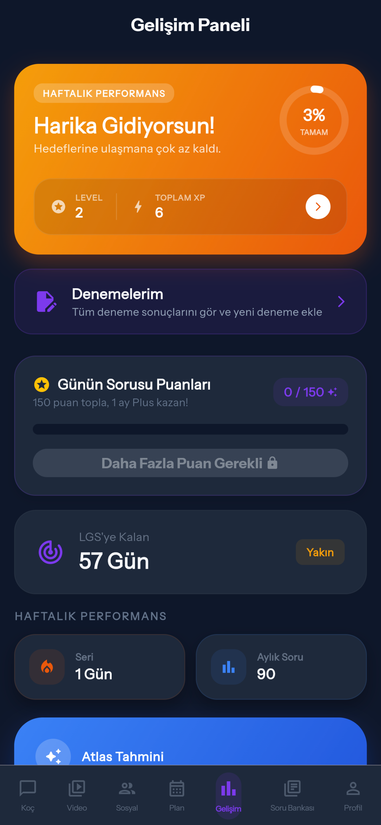 Atlas LGS Koçum
