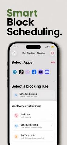 Focus Lock - App Blocker Timer iPhone screenshot