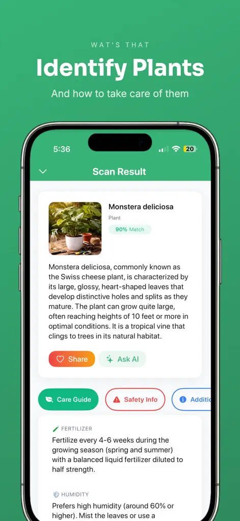 Wat's That?: Identify Anything - App de Utilidades | MWM