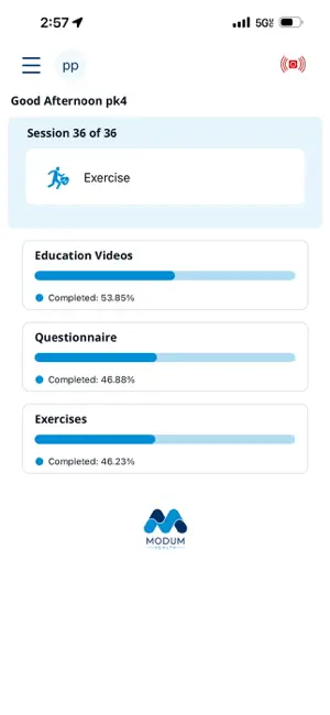 Modum Health User App screenshot 1