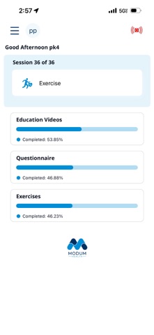 Modum Health User App Screenshot 1 of 4