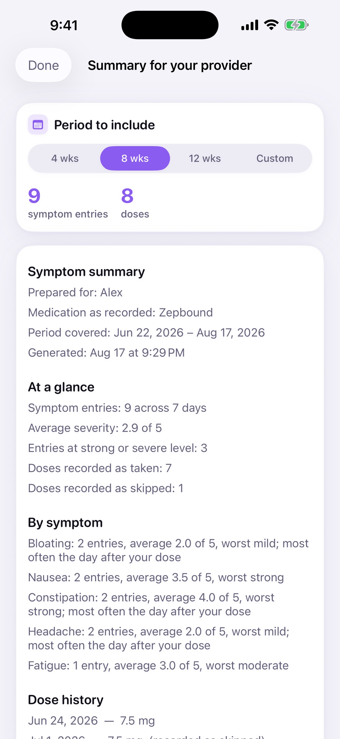 Screenshot 5 of Gila GLP-1 Weight Loss