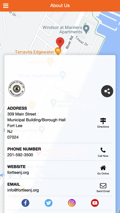 Screenshot 2 of Fort Lee Today App