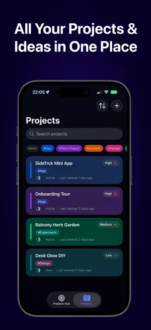 SideTrck: Projects & Ideas screenshot 3