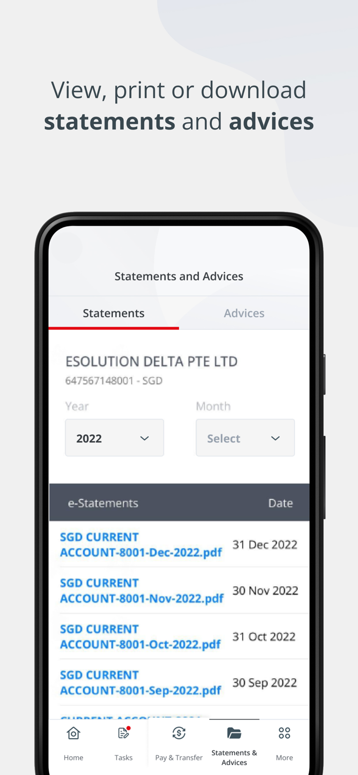 OCBC HK/Macau Business Mobile screenshot 4