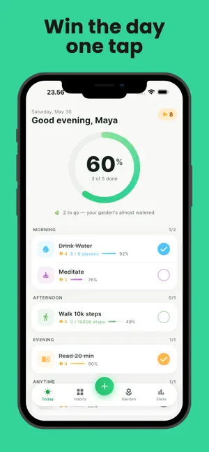 Daily Habit Tracker: HabitFlow screenshot 1