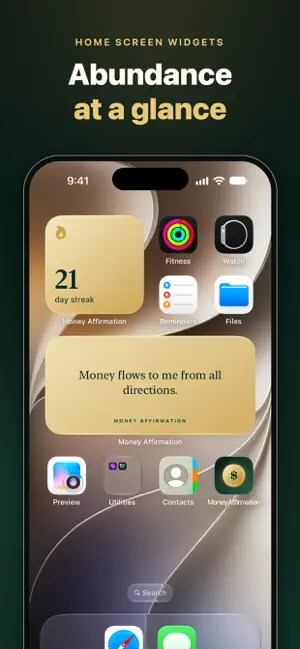 Money Affirmations: Manifest screenshot 2
