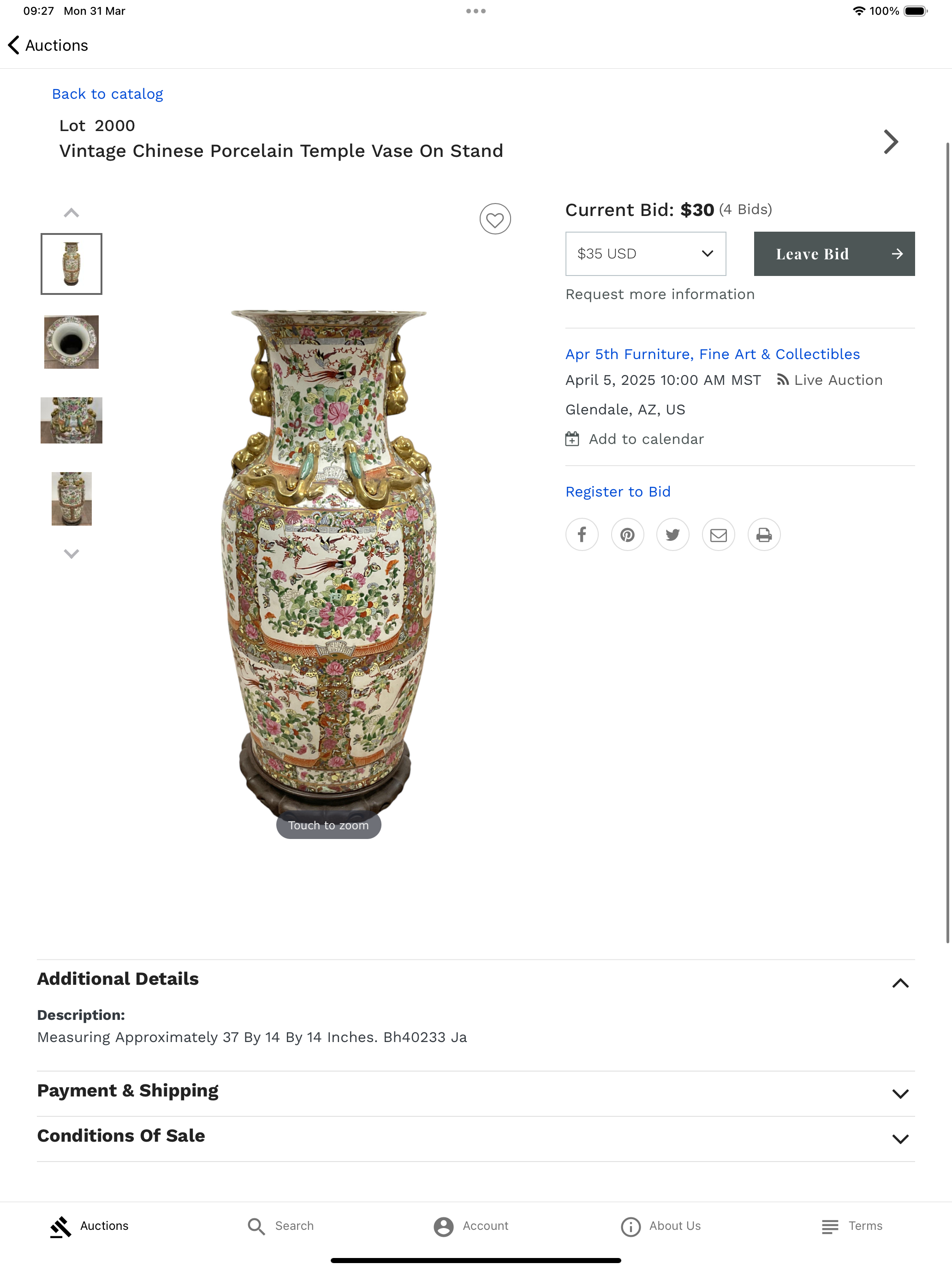 EJs Auctions Live Bidding