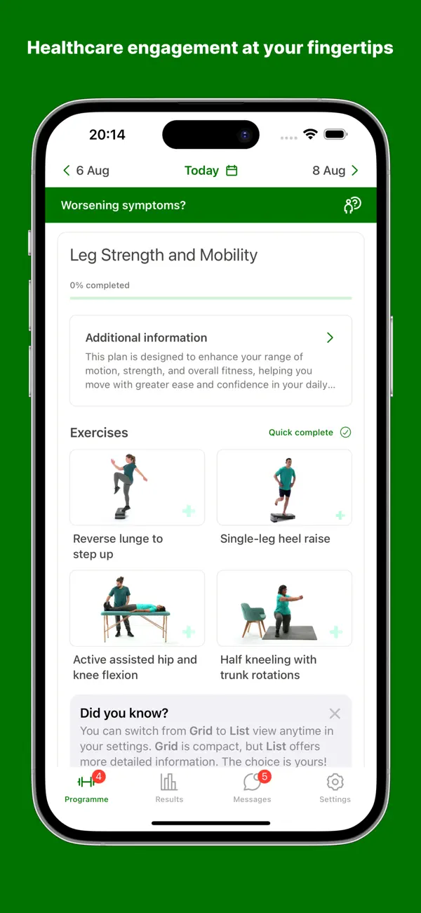 Screenshot #2 pour Nuffield Health My Therapy